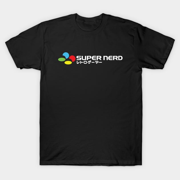 Super Nerd (White) T-Shirt by L. Marco Miranda